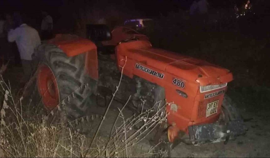 Kastamonu’da traktör kazası: 1 yaralı