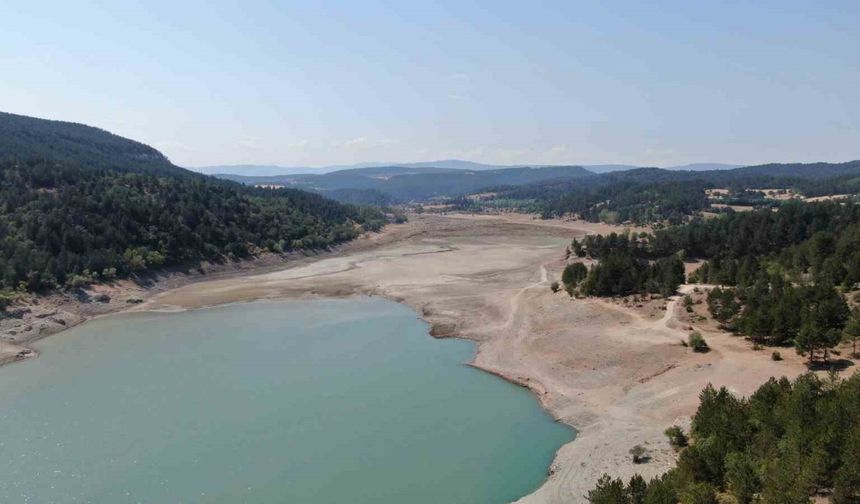 Kastamonu Karaçomak Barajı Kuraklık Nedeniyle Alarm Veriyor