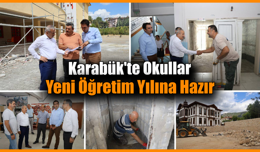 Okullarda inşaat ve onarım çalışmaları yerinde denetlendi