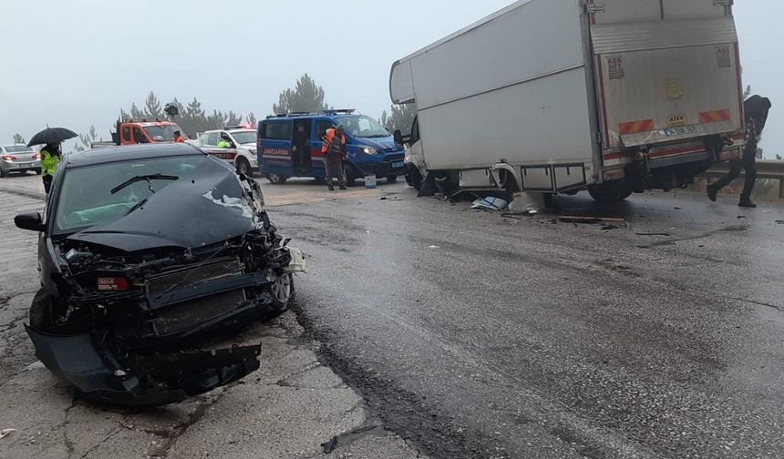 Bolu’da Yağmur Kazaya Neden Oldu: 1 Kişi Yaralandı
