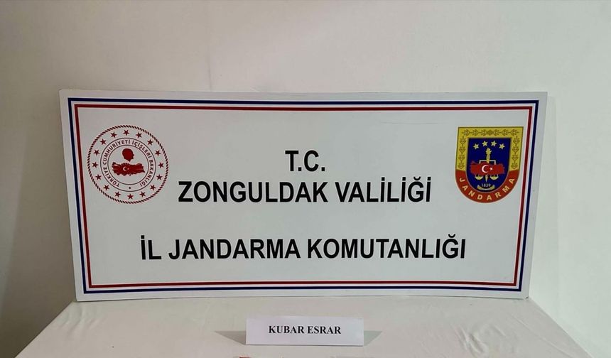Zonguldak’ta jandarmadan narkotik operasyonu