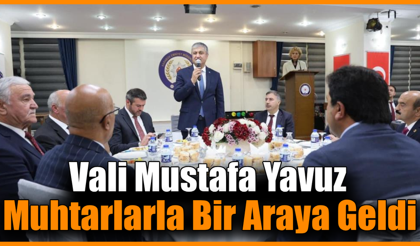Karabük’te Muhtarlar Günü Programı Polisevi’nde gerçekleşti