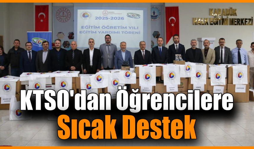 Karabük TSO’dan 294 öğrenciye kışlık bot desteği