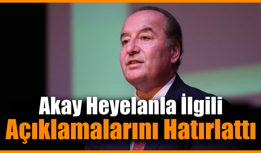 Milletvekili Akay’ın aylar önceki uyarısı ortaya çıktı