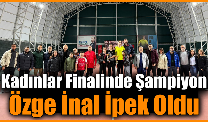Karabük’te Cumhuriyet coşkusu tenis kortlarında yaşandı
