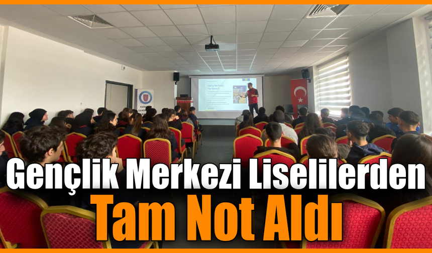 Demir Çelik Lisesi öğrencileri gençlik merkezi faaliyetleriyle tanıştı