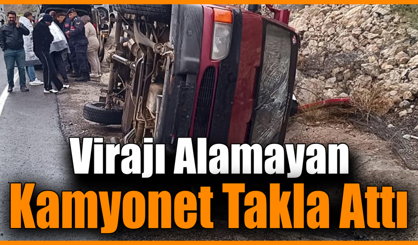 Bir anlık direksiyon hatası 5 kişiyi hastanelik etti