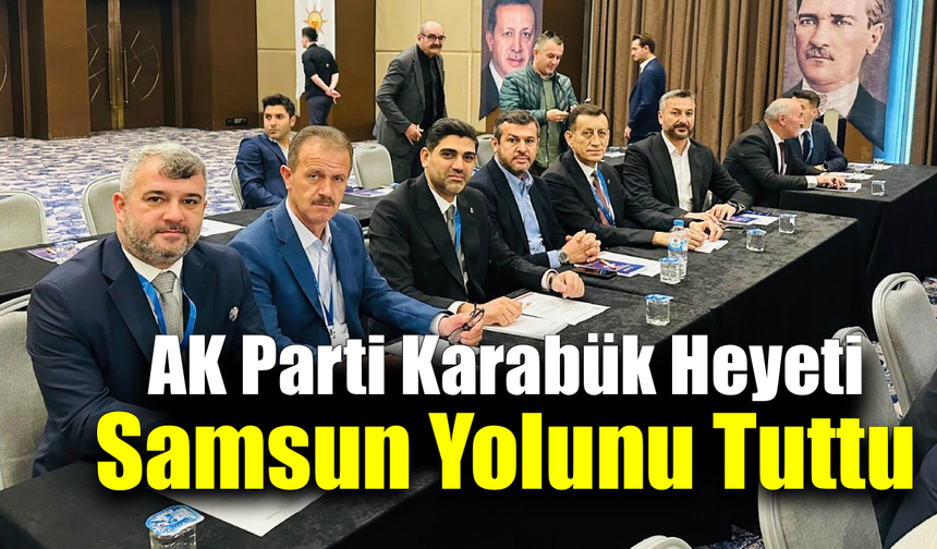 Yerel yönetimler toplantısına Karabük’ten geniş katılım