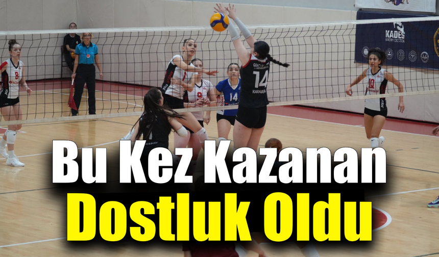 Karabük-Bolu maçında kazanan dostluk oldu