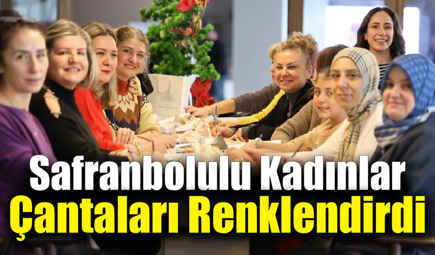 Safranbolu’da yılbaşı ruhunu çantalara taşıdılar