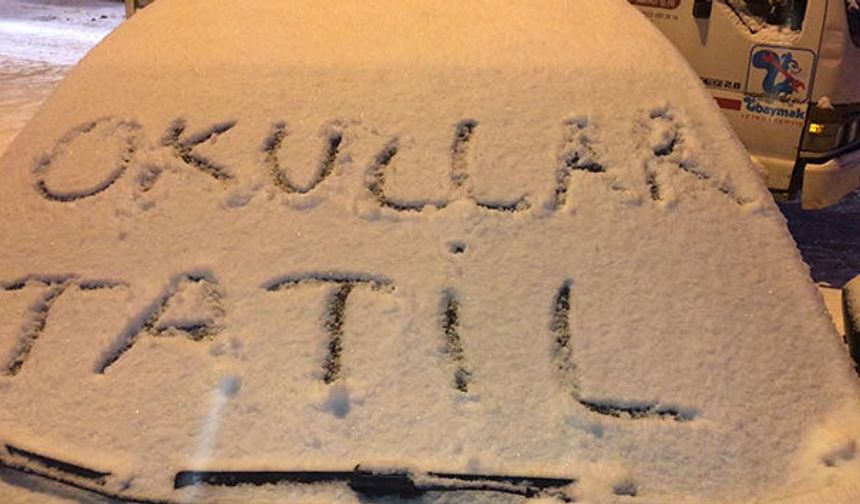 Bayramören ve Çerkeş’te okullar 1 gün tatil edildi