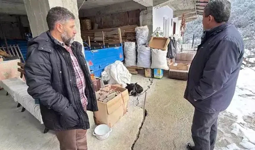 Aşağıdere Köyünde afet konutları için süreç devam ediyor