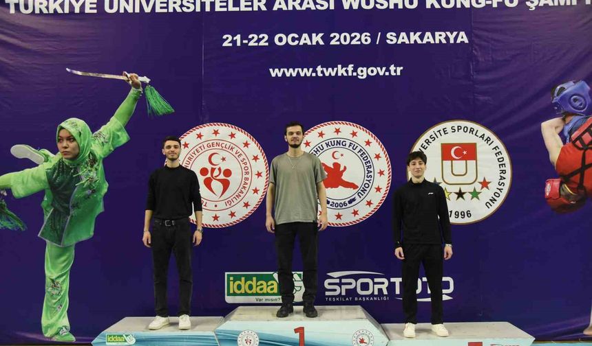 BARÜ wushuda Türkiye dereceleriyle döndü