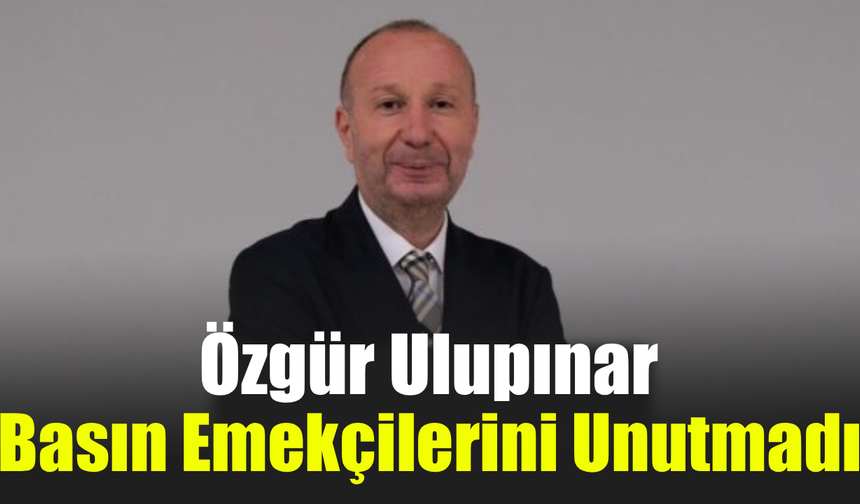 Özgür Ulupınar gazetecilerin gününü kutladı