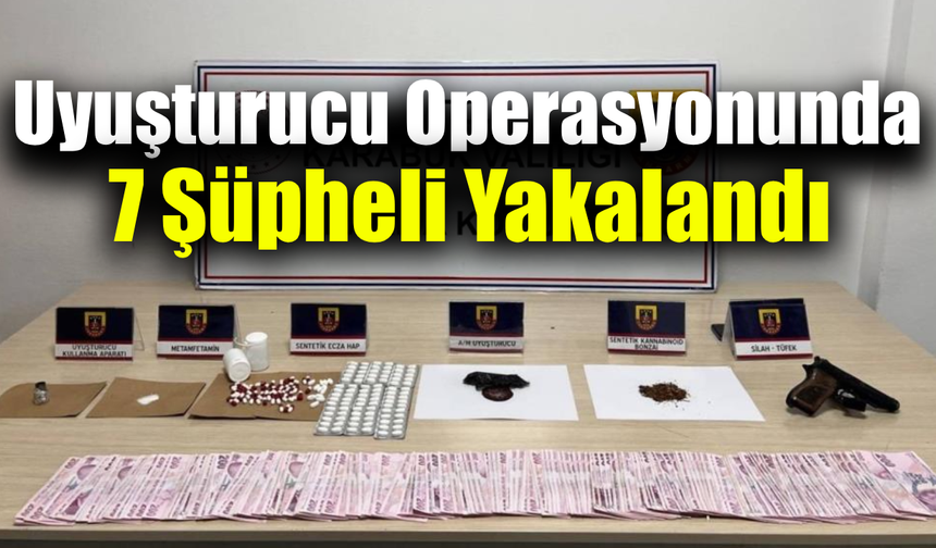 Karabük’te metamfetamin ve bonzai ele geçirildi