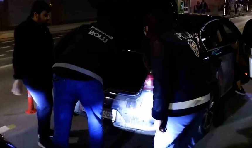 Bolu’da bir haftalık operasyonlarda 123 kişi yakalandı