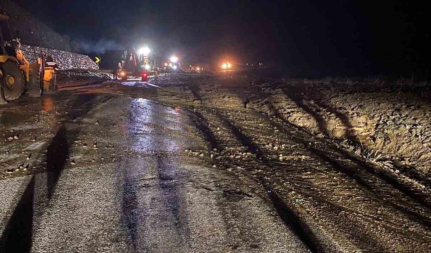 Korucuk köyü mevkiinde ulaşım normale döndü