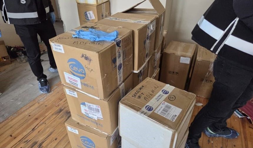 Kastamonu’da binlerce veteriner ilacı yakalandı