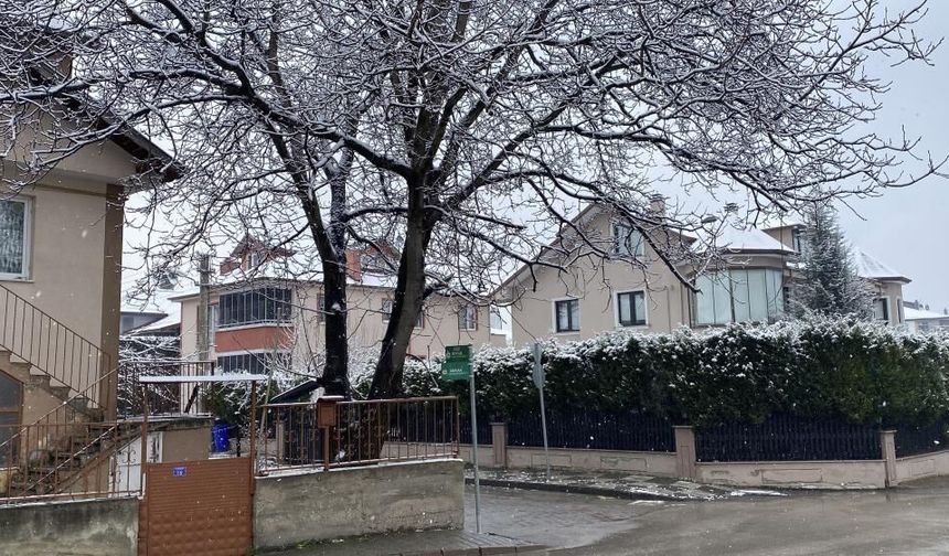 Bolu'da kar yağışı etkisini sürdürüyor