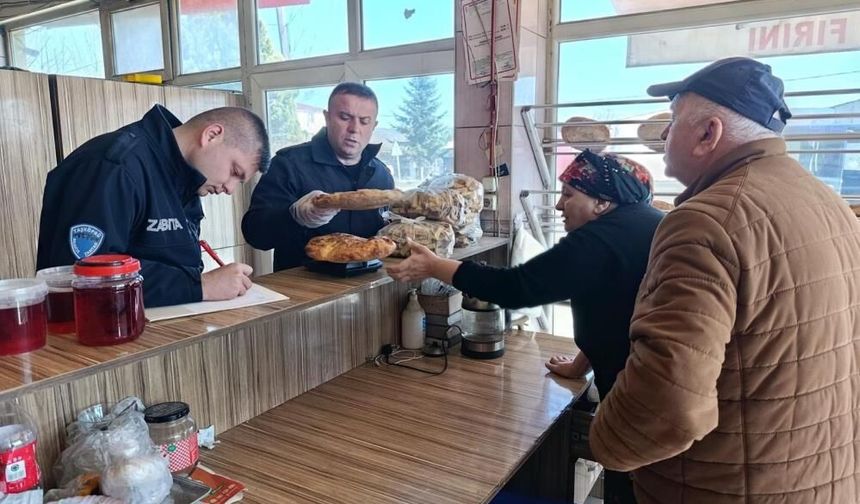 Zabıta ekipleri fırınları denetledi