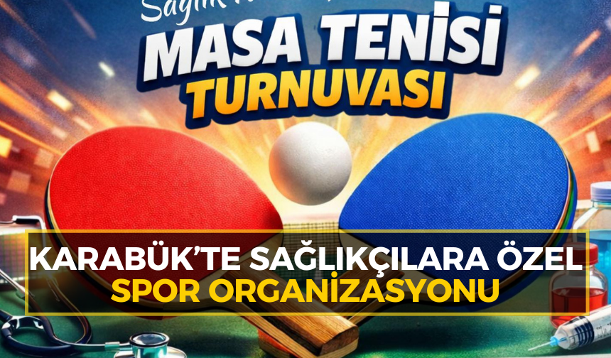 Karabük’te sağlıkçılara özel spor organizasyonu