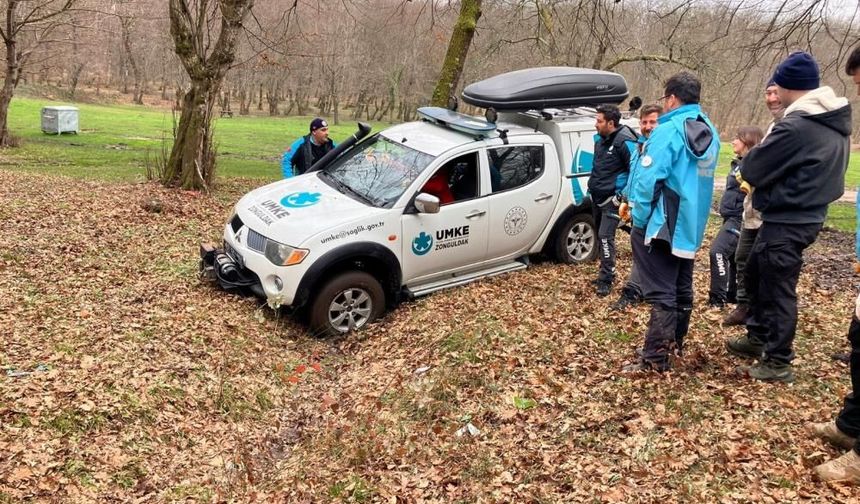 UMKE personellerine zorlu arazi eğitimi