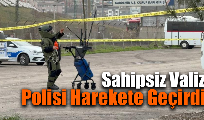 Karabük’te bomba paniği! Şüpheli valiz patlatıldı