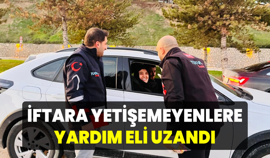 TÜGVA iftara yetişemeyenlerin imdadına yetişti
