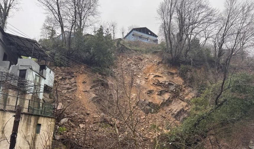 Zonguldak’ta heyelan: Ev ve iş yerleri boşaltıldı