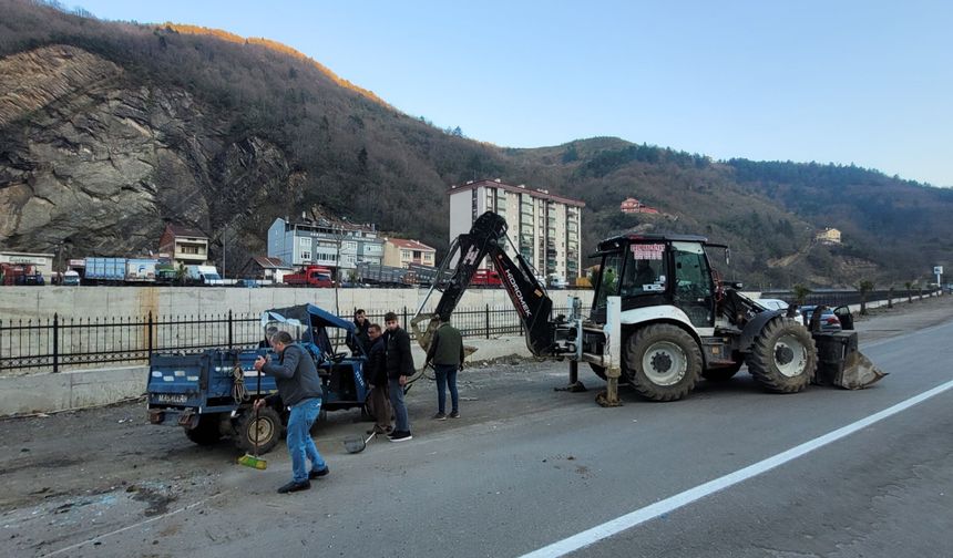 İnebolu’da patpat takla attı: Sürücü yaralandı