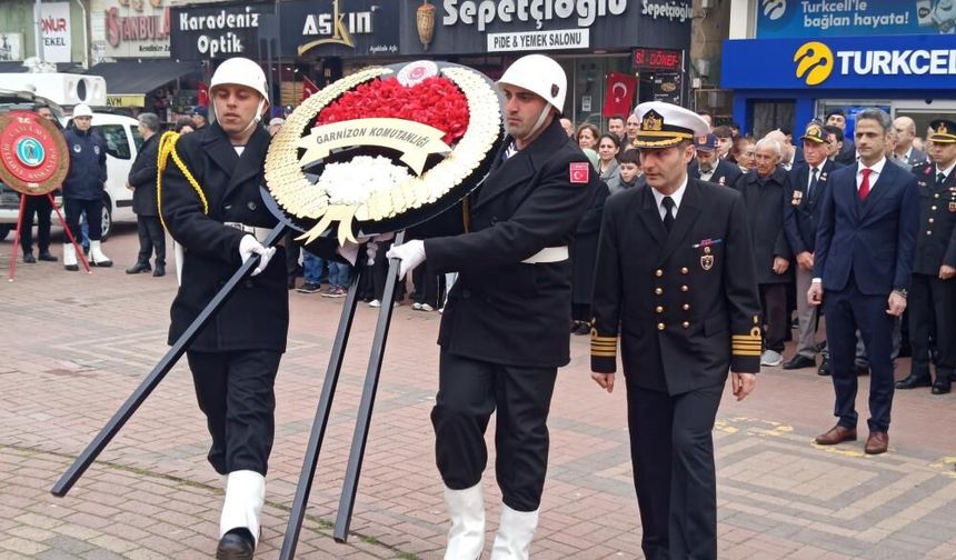 Çanakkale Zaferi'nin Yıldönümü Çaycuma'da Törenle Anıldı