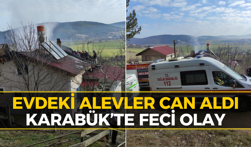 Sabah Saatlerinde Eflani’de Korkunç Yangın