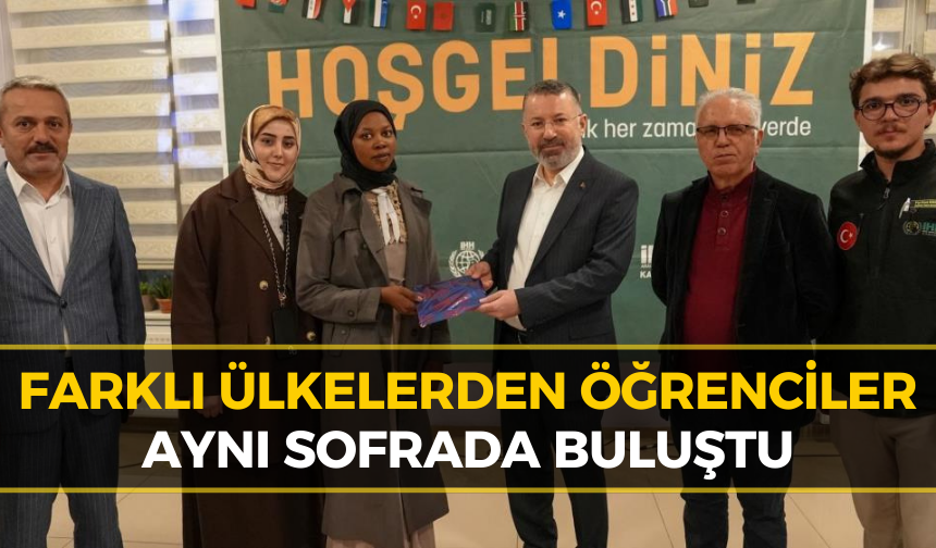 Karabük Üniversitesi’nde Uluslararası Öğrenci İftarı