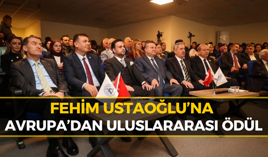 Fehim Ustaoğlu’na Avrupa Ekonomi Senatosu’ndan Prestijli Ödül