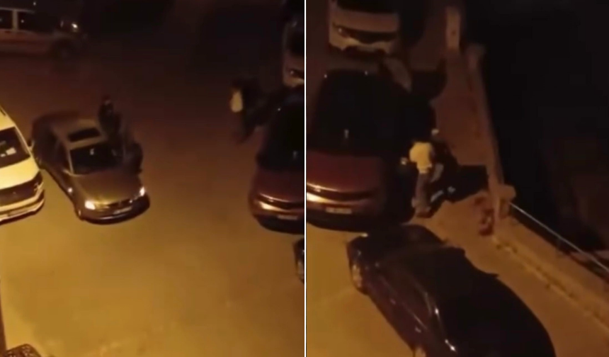 İki Grup Arasındaki Yumruklu Kavga Kamerada