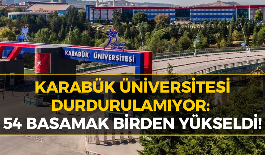 Rektör Kırışık Müjdeyi Verdi: KBÜ Zirveye Koşuyor!