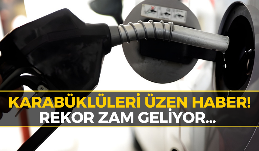 Karabük’te Motorin Fiyatlarında Zam Dalgası