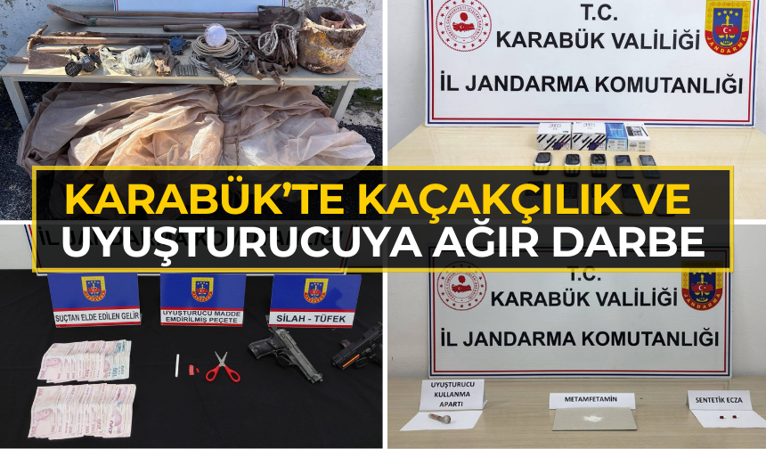 Karabük’te Huzur Operasyonu: Jandarmadan Büyük Darbe