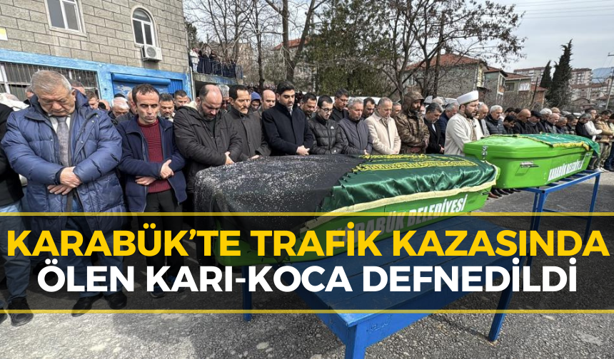 Feci kazada yaşamını yitiren çift defnedildi