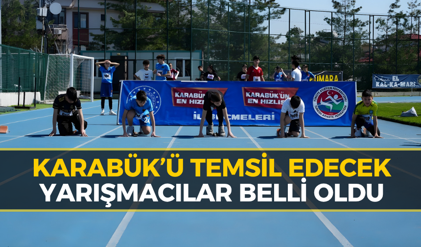 Karabük'ün En Hızlıları Belli Oldu