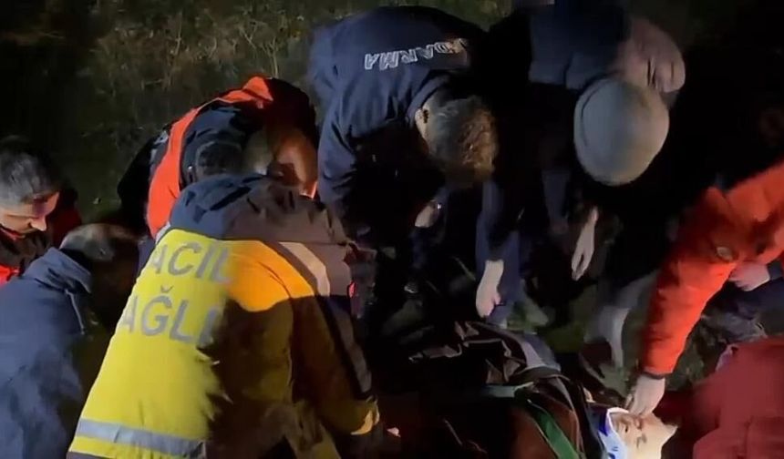 Ormanda kaybolan yaşlı kadın baygın halde bulundu