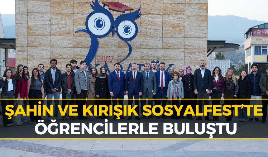 Şahin ve Kırışık Öğrencilerle Bir Araya Geldi