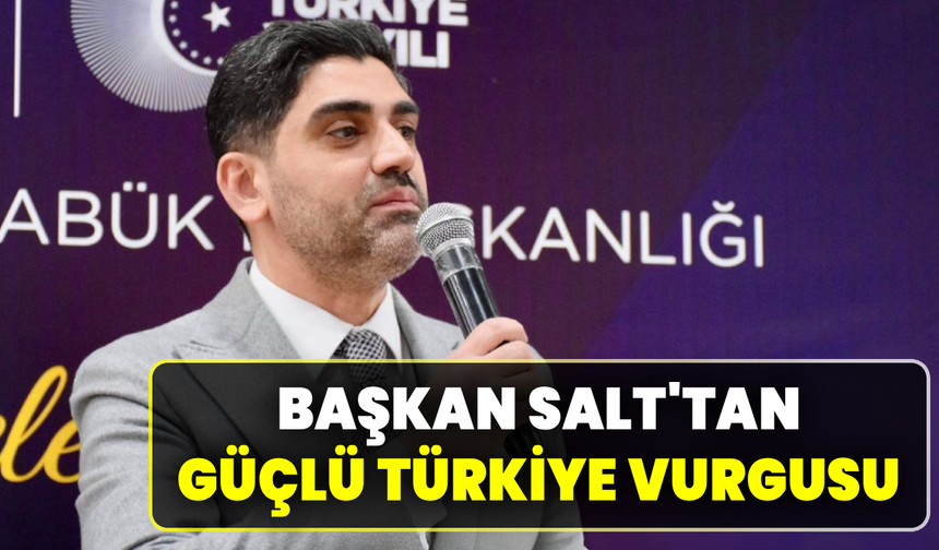 Salt: “Çok bereketli bir Ramazan ayını geride bıraktık”