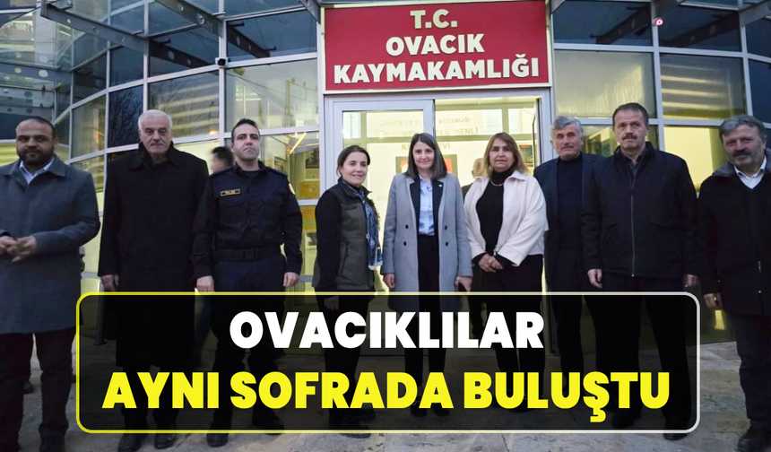 Ovacık’ta Orman İşletme Müdürlüğü'nden iftar programı