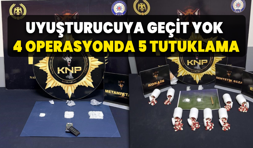 Narkotik ekiplerinden eş zamanlı baskınlar