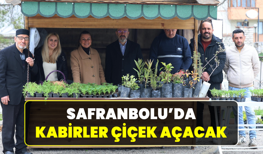 Safranbolu Belediyesi'nden ücretsiz çiçek tohumu dağıttı