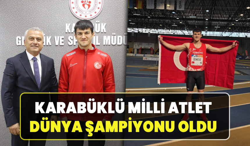 Karabüklü Milli Sporcu Çenesiz İspanya’da zirveye çıktı
