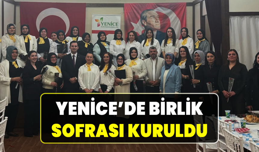 Yenice’de Aile Destek Merkezi’nde iftar programı düzenlendi