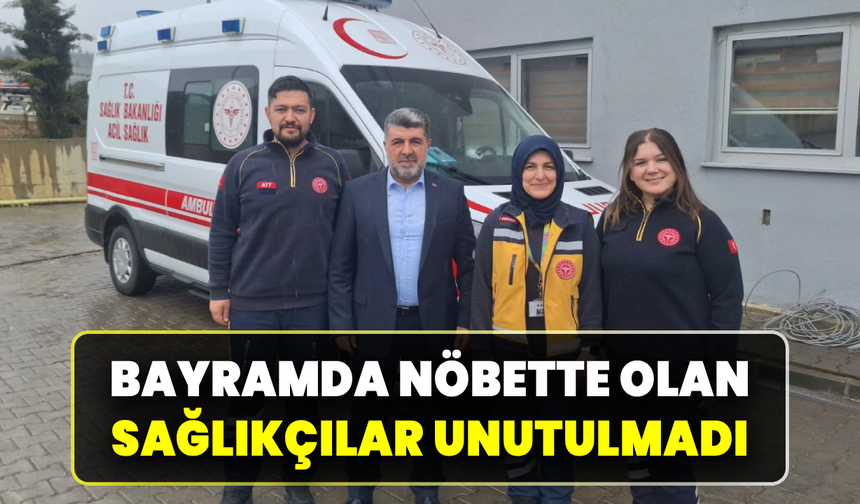 Müdür Kara'dan sağlık çalışanlarına moral ziyareti