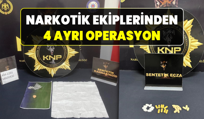 Karabük’te 4 operasyonda 7 şüpheli yakalandı